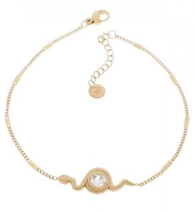 BRACELET GOLD CELEBRITY NEREZOVÁ OCEL