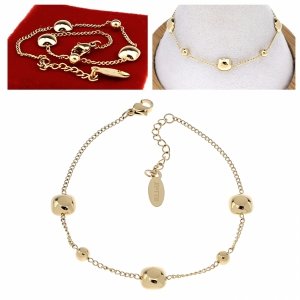 BRACELET GOLD CELEBRITY NEREZOVÁ OCEL