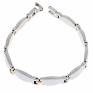 BRACELET GOLD CELEBRITY NEREZOVÁ OCEL