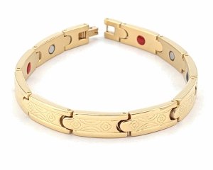 BRACELET GOLD CELEBRITY NEREZOVÁ OCEL