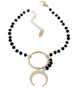 BRACELET GOLD CELEBRITY NEREZOVÁ OCEL