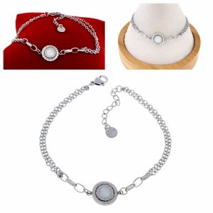 BRACELET GOLD CELEBRITY NEREZOVÁ OCEL