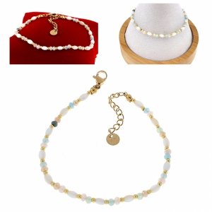 BRACELET GOLD CELEBRITY NEREZOVÁ OCEL