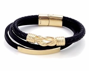 BRACELET GOLD CELEBRITY NEREZOVÁ OCEL