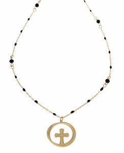 GOLDEN CHAIN CELEBRITY NÁHRDELNÍK NEREZ