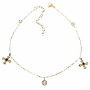 BRACELET GOLD CELEBRITY NEREZOVÁ OCEL