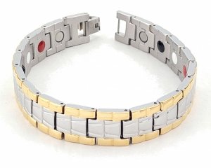 BRACELET GOLD CELEBRITY NEREZOVÁ OCEL