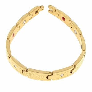 BRACELET GOLD CELEBRITY NEREZOVÁ OCEL