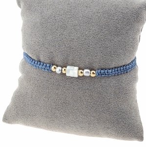 GOLDENES ARMBAND MIT EDELSTAHL