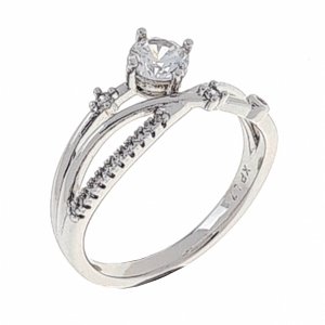 Goldring 17,00 mm. vergoldete Verlobung Xuping