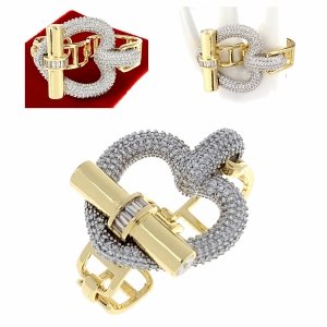 Goldring 17,00 mm. vergoldete Verlobung Xuping