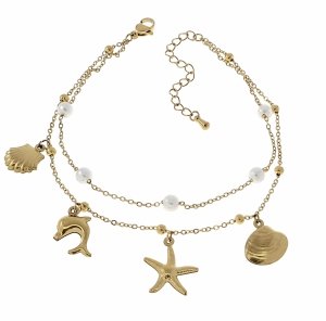 ARMBAND GOLD CELEBRITY EDELSTAHL