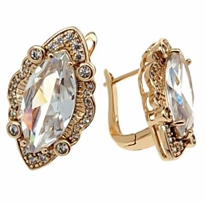exklusive swarovski vergoldete ohrringe