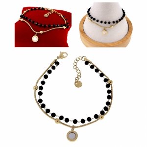 ARMBAND GOLD CELEBRITY EDELSTAHL