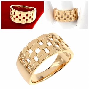 Goldring 18,60 mm. vergoldete Verlobung Xuping