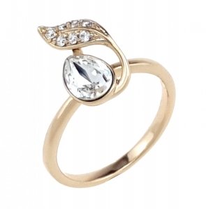 Goldring 16,30 mm. vergoldete Verlobung Xuping