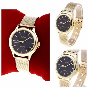 Damenuhr golden kurren Edelstahl