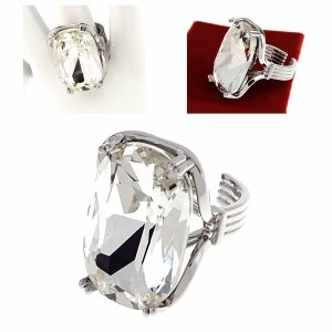 Goldring 18,60 mm. vergoldete Verlobung Xuping