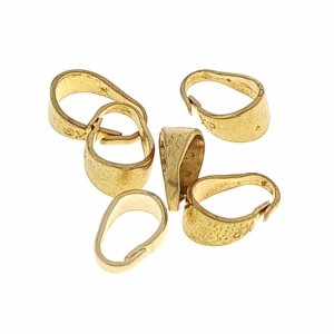 1681 Krawatka złota pozłacana 14k 9mm do zawieszki