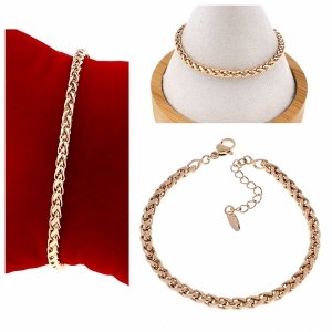 Armband aus 18 Karat vergoldetem Gold 
