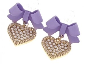 gold plated earrings with exclusive cubic zirconia