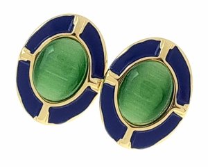 gold earrings made of stainless steel