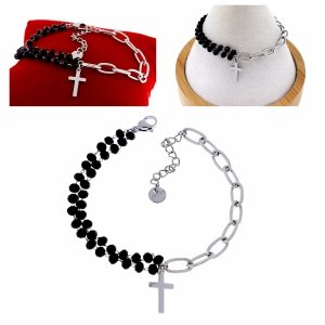 BRACELET GOLD CELEBRITY STAINLESS STEEL