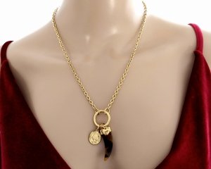 GOLD CHAIN NECKLACE celebrity STAINLESS STEEL