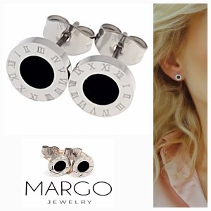 gold earrings made of stainless steel