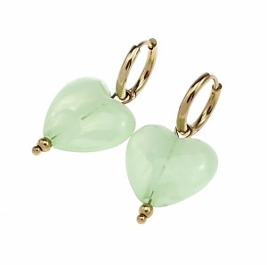 gold earrings made of stainless steel