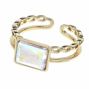 ring 18,30mm gold stainless steel