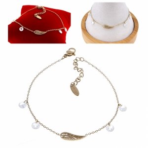 BRACELET GOLD CELEBRITY STAINLESS STEEL
