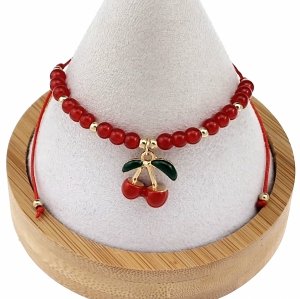 GOLD BRACELET STAINLESS STEEL STRING 