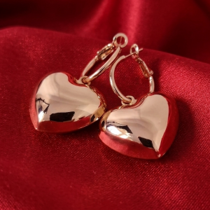 gold plated earrings with exclusive cubic zirconia