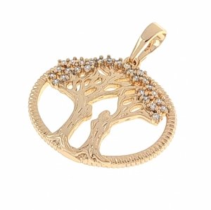 gold pendant 18k shiny xuping