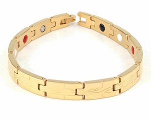 BRACELET GOLD CELEBRITY STAINLESS STEEL