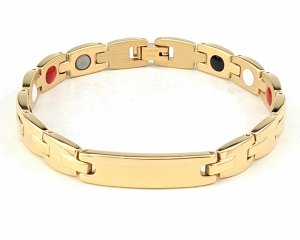 BRACELET GOLD CELEBRITY STAINLESS STEEL