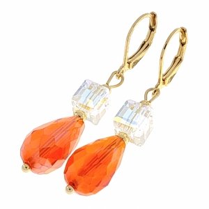 gold earrings made of stainless steel
