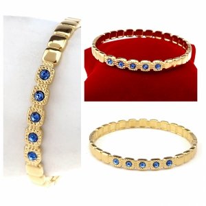 BRACELET GOLD CELEBRITY STAINLESS STEEL