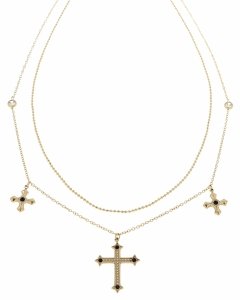 GOLD CHAIN NECKLACE celebrity STAINLESS STEEL