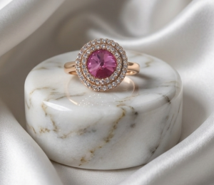 ring 18,30mm gold stainless steel