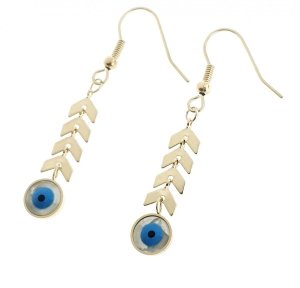 gold earrings made of stainless steel