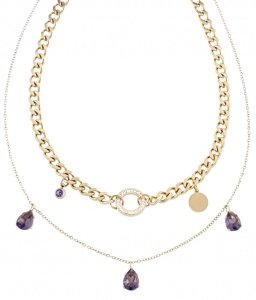 GOLD CHAIN NECKLACE celebrity STAINLESS STEEL