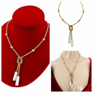 GOLD CHAIN NECKLACE celebrity STAINLESS STEEL
