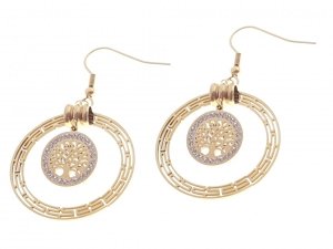 EARRINGS SILVER STAINLESS STEEL CELEBRITY