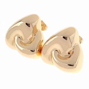 gold plated earrings with exclusive cubic zirconia