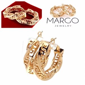 exclusive swarovski gold-plated earrings