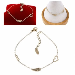 BRACELET GOLD CELEBRITY STAINLESS STEEL