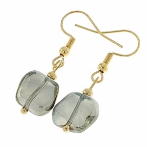 gold earrings made of stainless steel