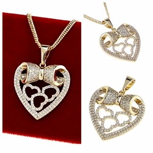 gold pendant 18k shiny xuping